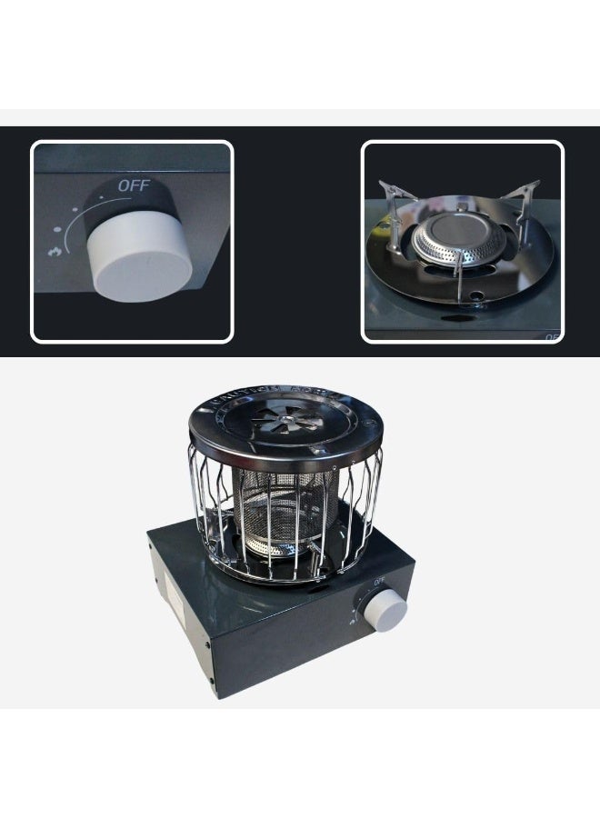 LC Portable Outdoor Gas Heater and Cooker for Camping Travel and Outdoor Use - Image 3