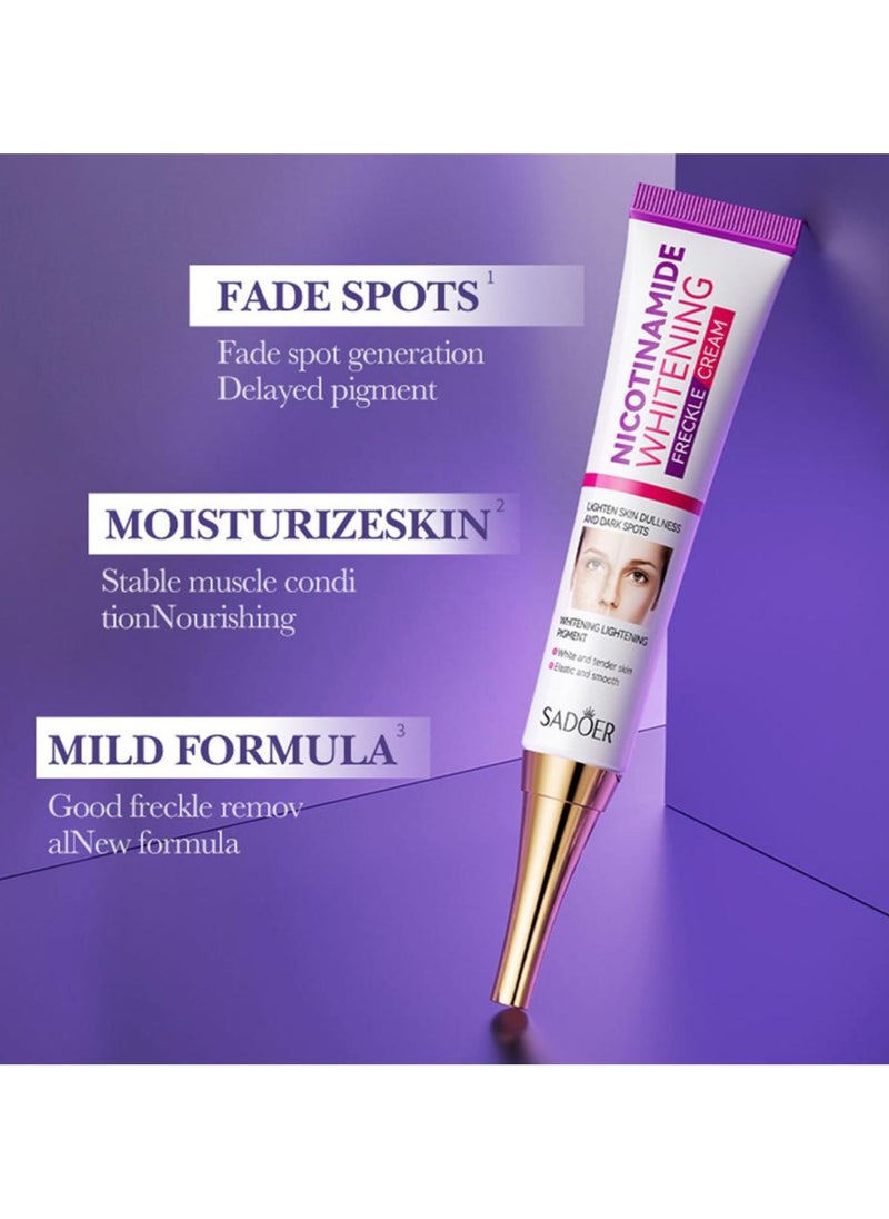 SADOER - Sadoer Face Moisturizing and Whitening Cream for Dark Spots Anti Aging Spots Sun Spots and Freckle Removing - Image 1