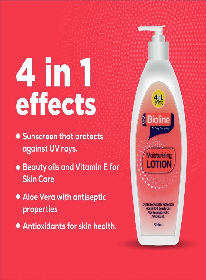 Bioline Moisturising Sunscreen Lotion with UV Protection, Vitamin E, Aloe Vera & Beauty Oils | Hydrating & Nourishing | 50 ml Pack for Daily Skin Protection - Image 4