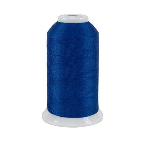 Superior Threads So Fine 3-Ply 50 Weight Polyester Sewing Thread Cone - 3280 Yards (#474 Billings Blue) - Image 1