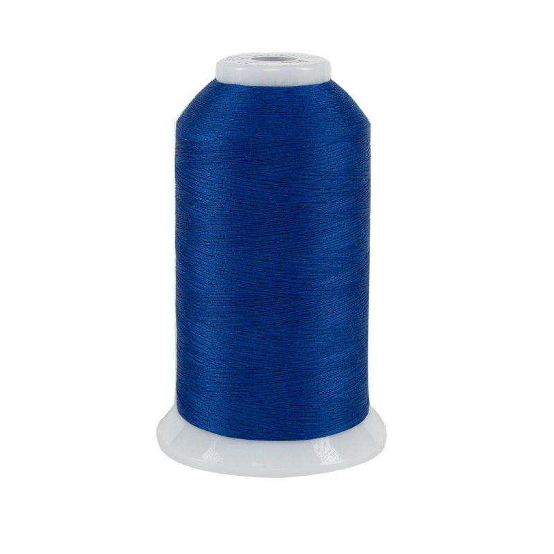 Superior Threads So Fine 3-Ply 50 Weight Polyester Sewing Thread Cone - 3280 Yards (#474 Billings Blue) - Image 2