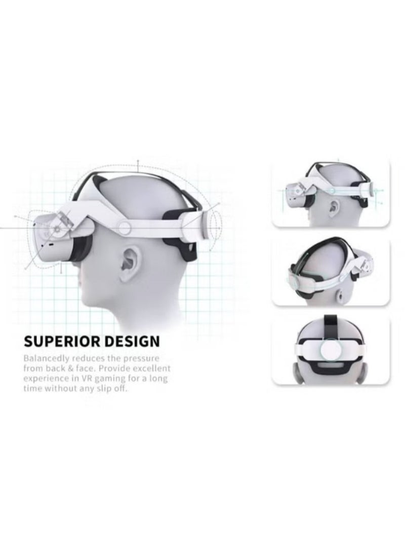 For Oculus Quest 2 Head Strap - B5-PRO Halo Strap for Oculus Quest 2 - Ideal Replacement for Oculus Quest 2 Elite Strap - Comfortable/Lightweight/Reduce Pressure  - Image 5