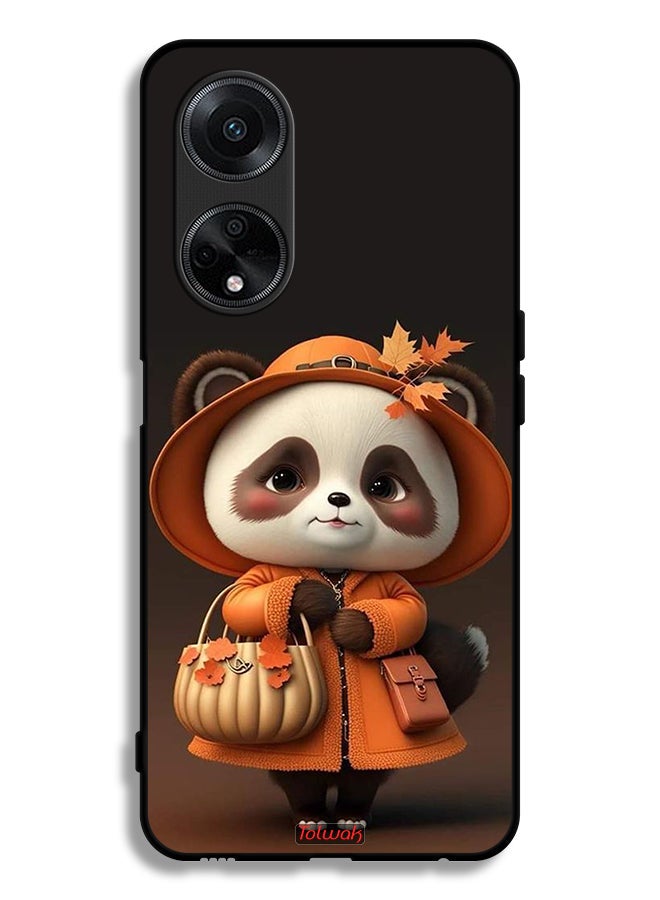 Tolwak Oppo A98 5G Protective Case Cover Cute Panda Lady Style - Image 1