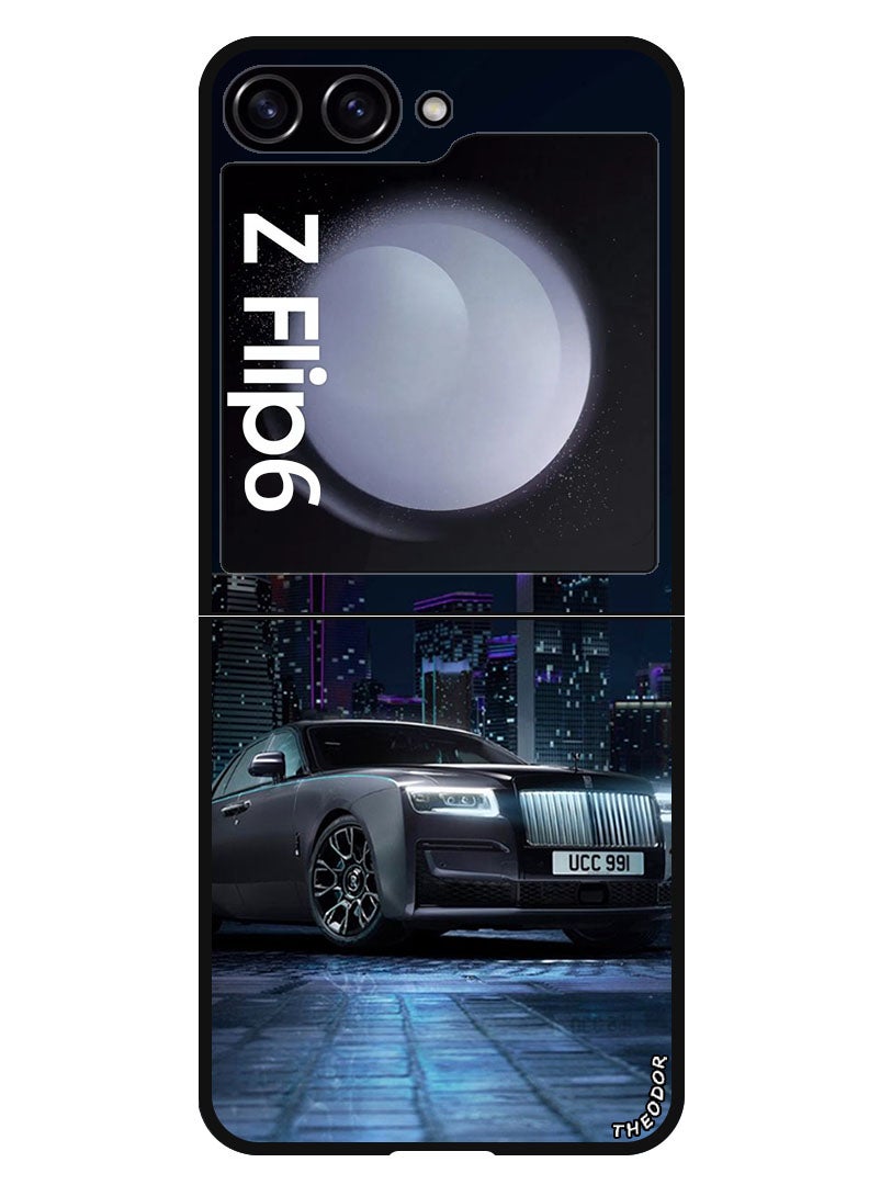 Theodor Protective Case Anti Scratch Shock Proof Bumper Cover For Samsung Galaxy Z Flip 6 Rolls Royce 2 - Image 1