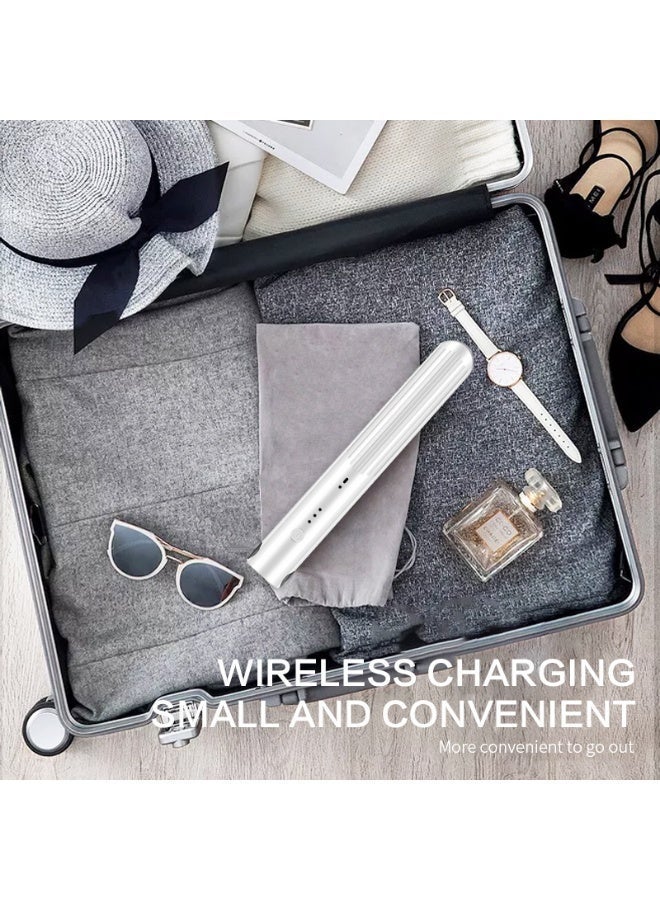 K.SKIN 2-in-1 Cordless Hair Straightener/Curler - 3D floating heating panel, 3 temperature settings, maximum temperature up to 200°C, USB charging for easy portability. - Image 4