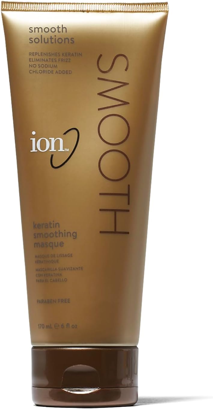 ION Keratin Smoothing Masque - Nourishing Hair Conditioner Mask, 170ml - Image 1