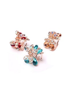 Fodattm 6 Pcs Women Lady Alloy Rhinestone Noslip Mini Hair Claw Small Bang Jaw Clip Hair Clamp Hair Grip Hair Pin (B#)  - Image 3