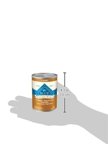 Blue Buffalo Homestyle Recipe Adult Wet Dog Food, Made with Natural Ingredients, Turkey Dinner With Garden Vegetables, 12.5-oz Can (Pack of 12) - Image 3