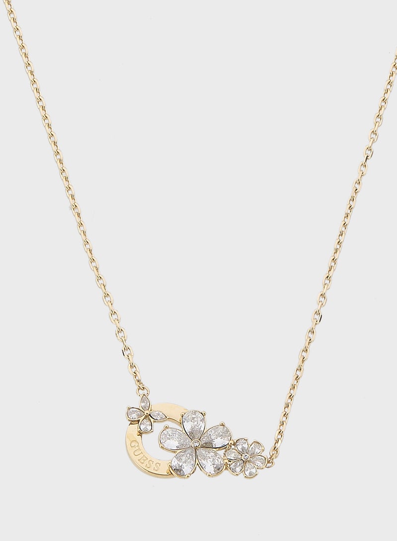 GUESS Lily Flower Short Necklace  - Image 3