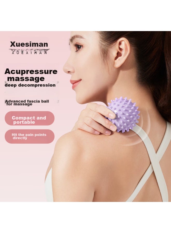 XUEXIMAN Xueximan Fascia Ball, Massage Hedgehog Ball, Foot Acupoint Small Needle Ball, Yoga Fitness Foot And Neck Massage Training  - Image 1