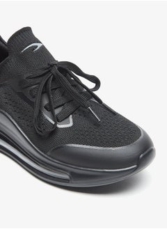 Dash Monotone Walking Shoes with Lace-Up Closure  - Image 5