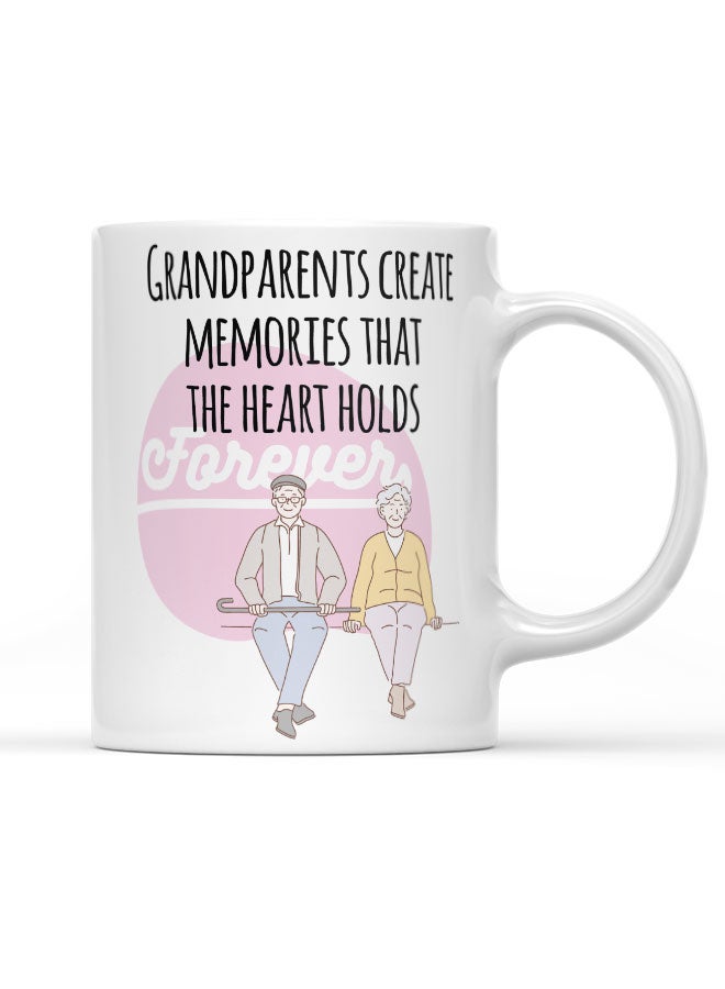 LIT Coffee Mug Family Related Quote White Mug Family Present ideas Grand Parents Quote - Image 1