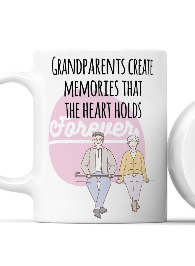 LIT Coffee Mug Family Related Quote White Mug Family Present ideas Grand Parents Quote - Image 2