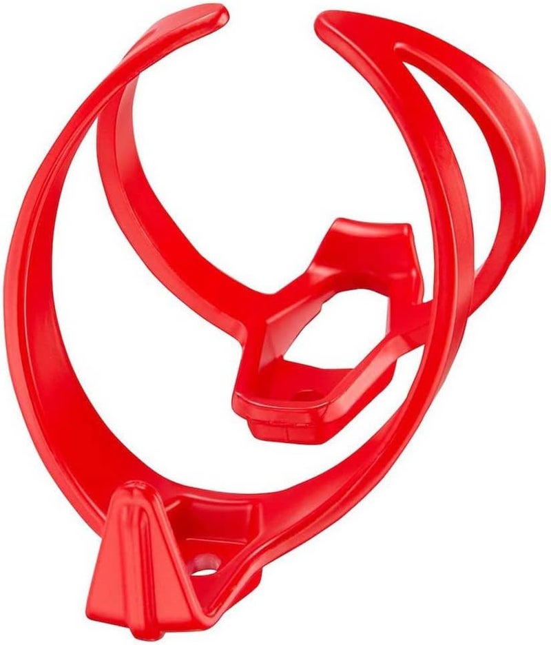 Supacaz Fly Bicycle Bottle Cage – Polycarbonate Cage for Bike Hydration – Lightweight & Secure Hold – Red - Image 2