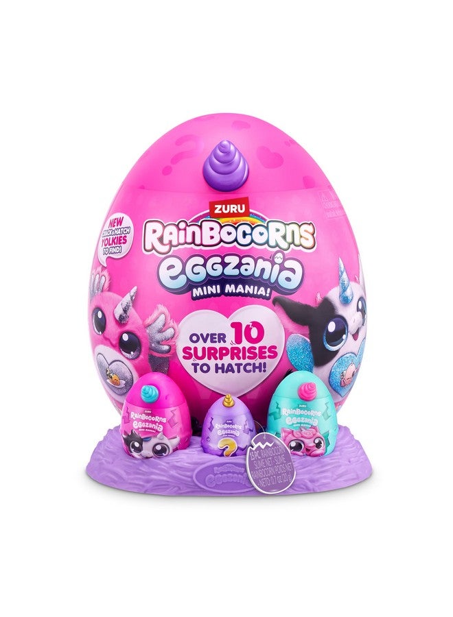 Rainbocorns Rainbocorns Eggzania Mini Mania Axolotl Plush Surprise Unboxing with Animal Soft Toy, Idea for Girls with Imaginary Play by ZURU - Image 2