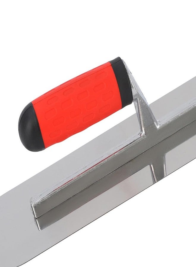 ESreake 2Pcs Pool Trowel Set Stainless Steel Concrete Tools, Large Size Includes 16'' x 4'', 14'' x 4'' Masonry Hand Tool with Soft Grip Handle, Lightweight,Plastering Trowel for Drywall Plastering - Image 5