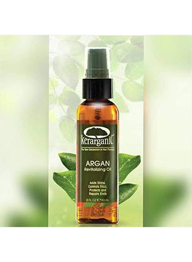 kerarganic KERATIN TREATMENT - ARGAN REVITALIZING OIL - 2OZ - Image 3