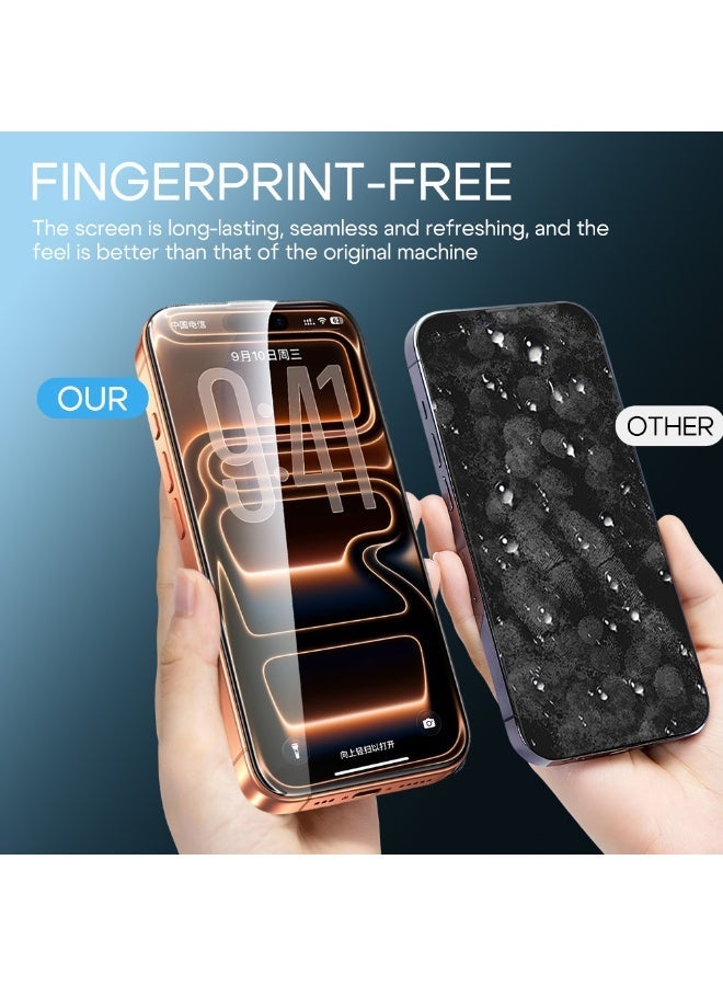 JADYAR iPhone 17  and 18 Pro Max  Smart-Fix Box Auto-Install Screen Protector | 9H Privacy Tempered Glass | HD Clear | Anti-Fingerprint - Image 5
