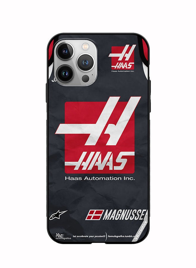 VR CREATIVE Protective Case Cover For Apple iPhone 12 Pro Max Haas Logo Formula 1 Design Multicolour - Image 1