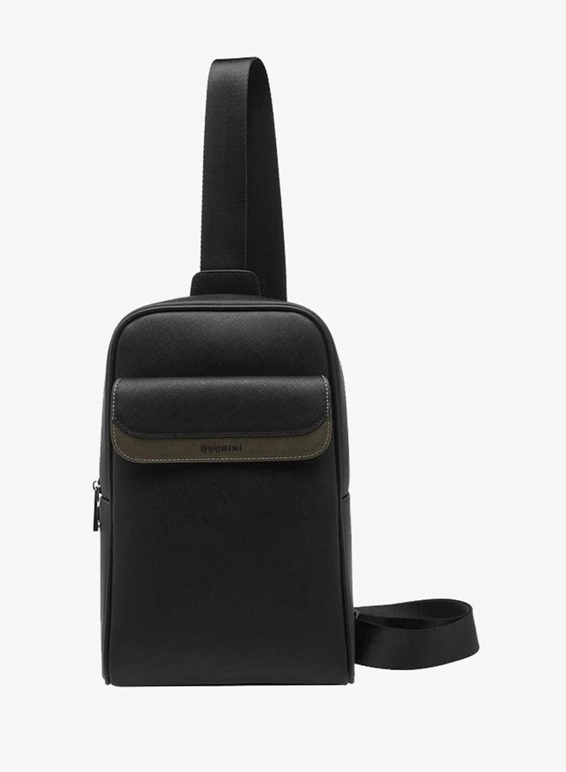 DUCHINI Men Adjustable Strap Crossbody Bag