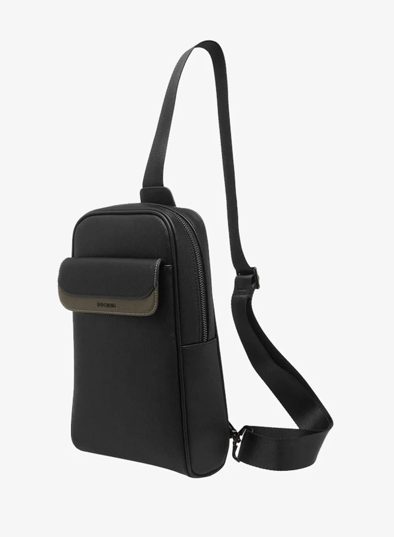 Duchini BLACK Men Adjustable Strap Crossbody Bag for Men | Best Price UAE