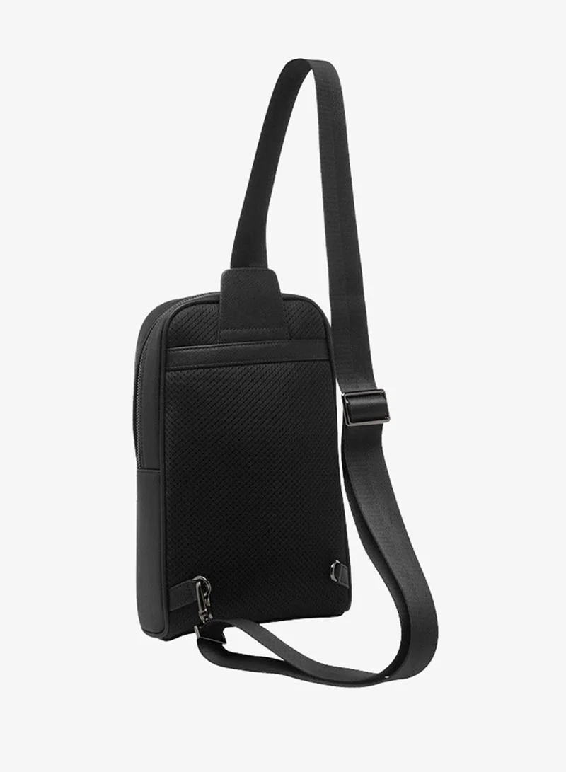Duchini BLACK Men Adjustable Strap Crossbody Bag for Men | Best Price UAE
