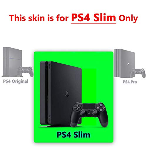 Elton Assassin's Creed Theme 3M Skin Sticker Cover for PS4 Slim Console and Controllers Full Set Console Decal Stickers for Front & Back 4 Led bar Decal +2 Controller Decal - Image 2