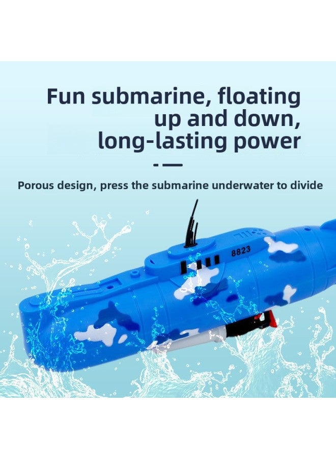 Electric Submarine Toy Children's Water Play Bathing Toy Boat Model Non-remote Control Can Be Launched Boy Win Shuo-Color:8822 Submarine♢-Specifications:Basic Version (comes With Ordinary Battery)♢  - Image 3