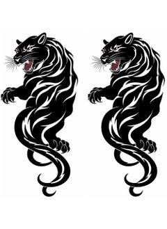 Dopetattoo Artsure 6 Sheets Temporary Fake Tattoos For Men Adults The Stylized of a Black Panther for A Temporary Fake Tattoo For Women Neck Arm Chest For Woman 3 7 X 3 7 Inch 