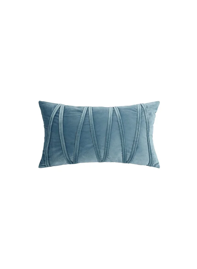 DANUBE HOME Danube Home Gleam Cushion 30x50cm Light Blue | 100% Polyester Decorative Lightweight Throw Pillow For Sofas, Couches, Beds For Living Room