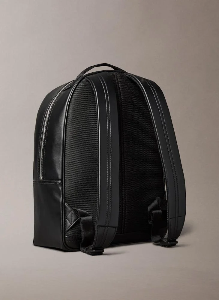 Calvin Klein Jeans Logo Detailed Top Handle Zip Over Backpack