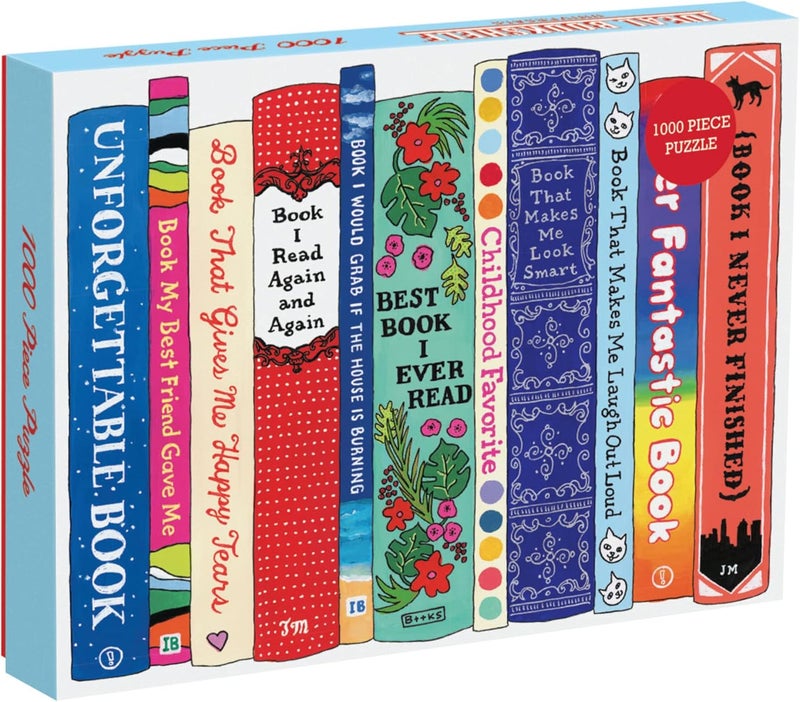 Galison Ideal Bookshelf: Universal 1000 Piece Puzzle - Image 1