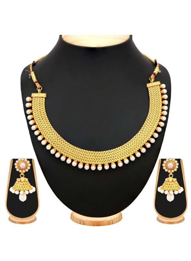 Sukkhi Modish Gold Plated Necklace Set For Women - Image 4