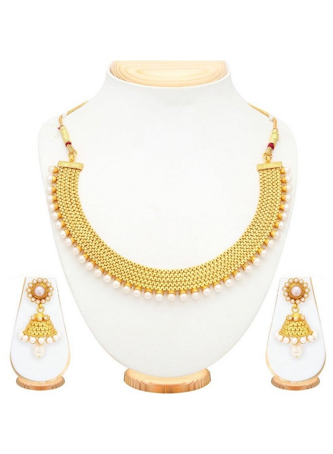 Sukkhi Modish Gold Plated Necklace Set For Women - Image 5