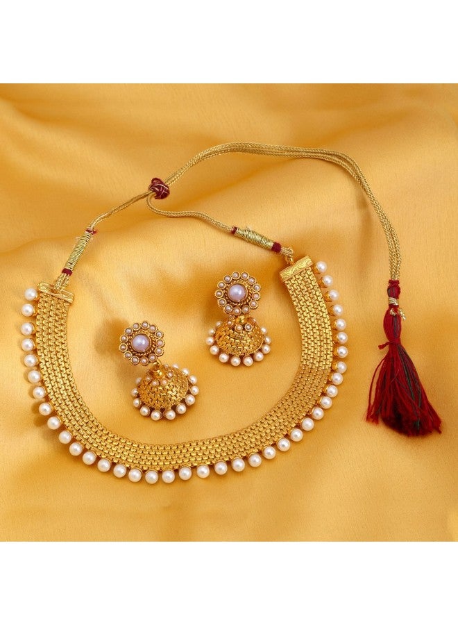 Sukkhi Modish Gold Plated Necklace Set For Women - Image 2