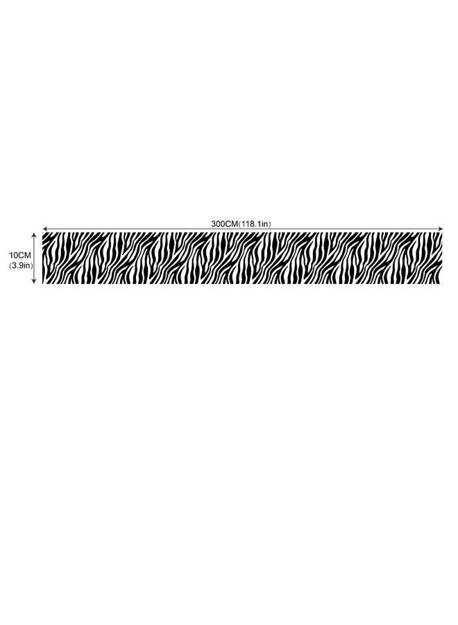 الأزرق جي دبليو النمط الأوروبي الرجعي المضيء خط الخصر ملصق الحمام تحذير المطبخ بلاط الحائط ملصق الخصر الباعث بالجملة - Image 1