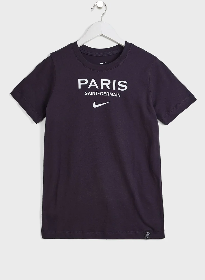 Nike Youth Psg Swoosh T-Shirt