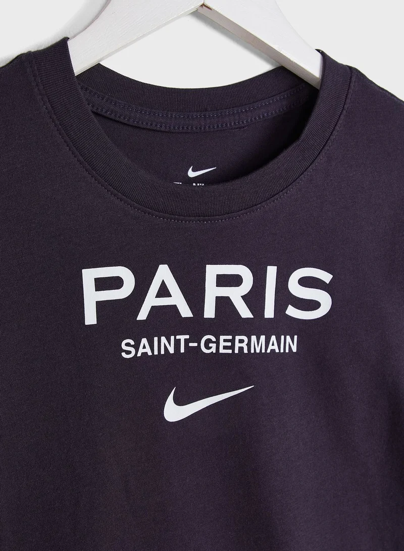 Nike Youth Psg Swoosh T-Shirt