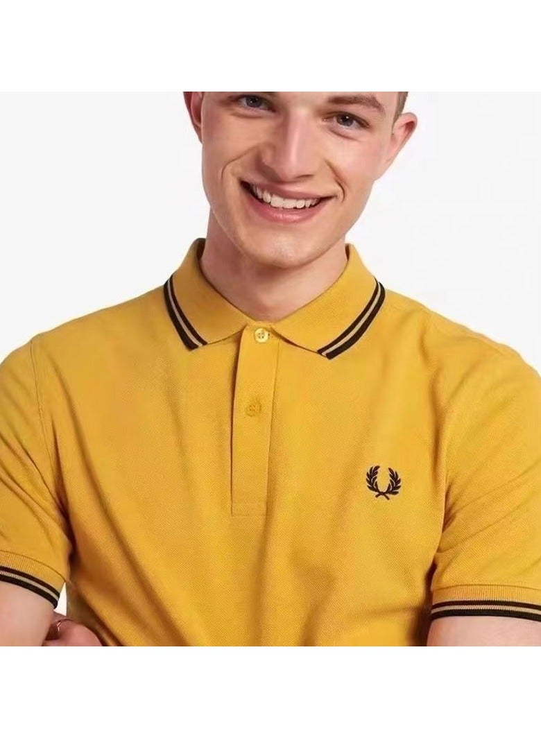 FRED PERRY Essential Logo Printed Polo Shirt 