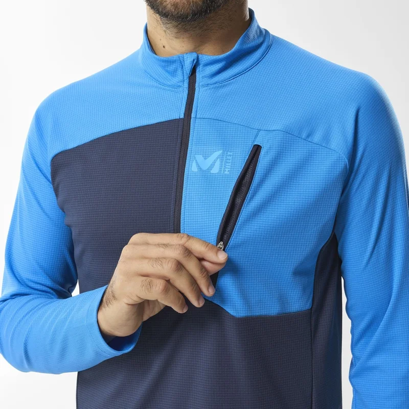 Millet Men's Morpho Ls Men's Half Zipper Polar MIV9851 8541