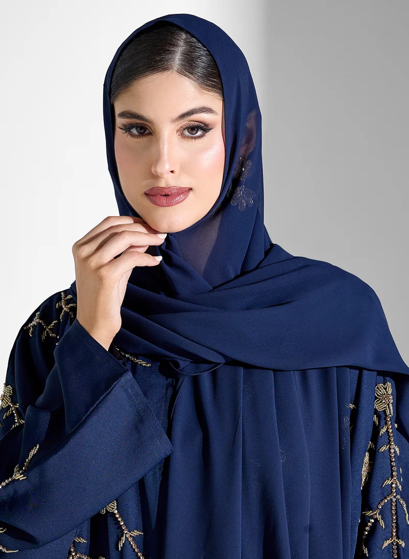 Khizana Embellished Abaya & Sheila