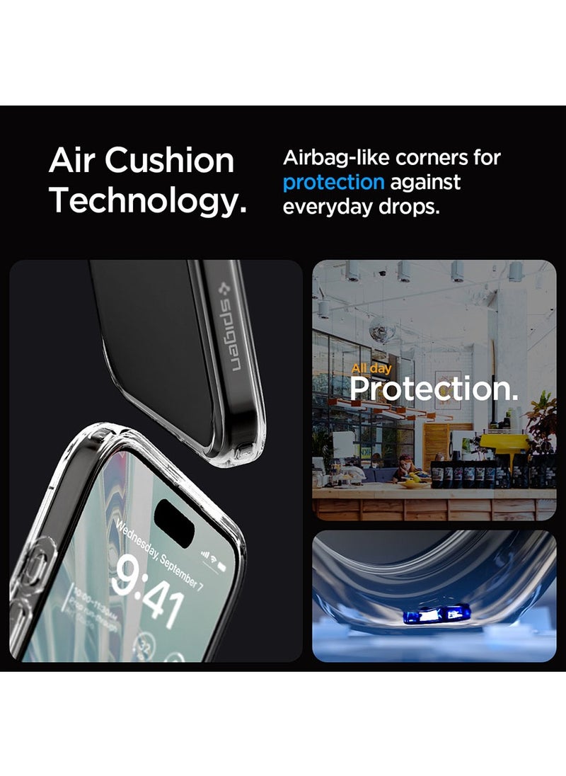 Spigen Ultra Hybrid for iPhone 15 PRO Case Cover - Frost Clear  - Image 4