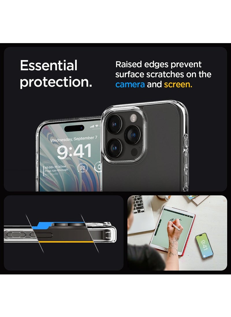 Spigen Ultra Hybrid for iPhone 15 PRO Case Cover - Frost Clear  - Image 5