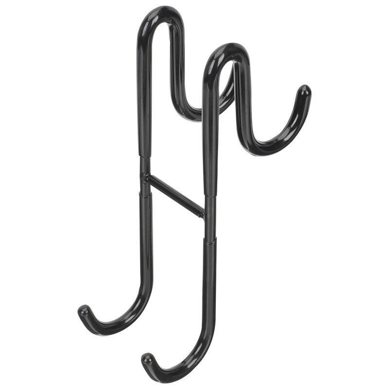 Stainless Steel S-Shaped Hook 18cm Black For Towel Clothes Storage - Image 2