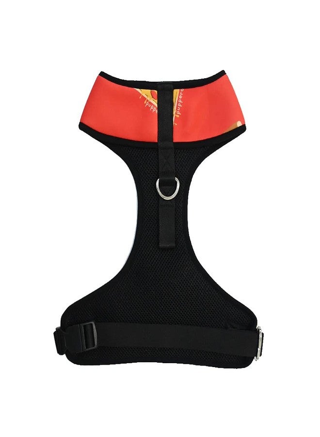 Mutt of Course Pupperoni Pizza Dog Harness | Neck- 16" (M) | Easy Control Chest Belt for Medium Dogs Like Beagles, Indies etc. | Washable and Adjustable Dogs Harness | for All Kinds of Weather - Image 3