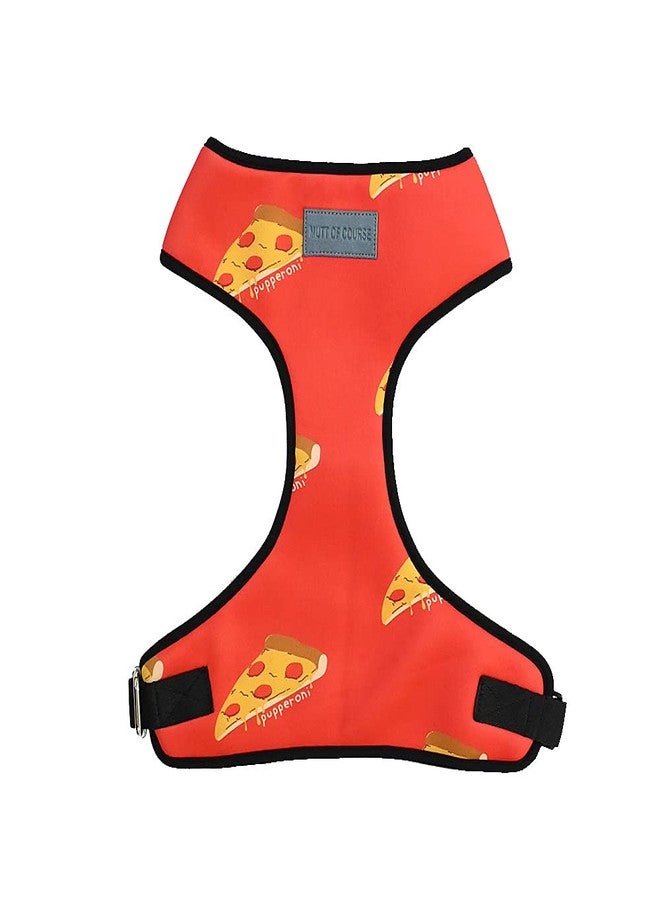 Mutt of Course Pupperoni Pizza Dog Harness | Neck- 16" (M) | Easy Control Chest Belt for Medium Dogs Like Beagles, Indies etc. | Washable and Adjustable Dogs Harness | for All Kinds of Weather - Image 2