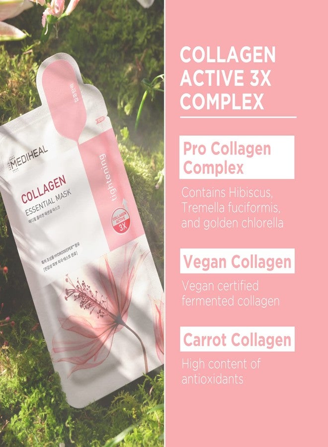 Mediheal Official [Korea's No 1 Sheet Mask] - Collagen Essential Lifting & Firming Mask (30 Count) - Image 3