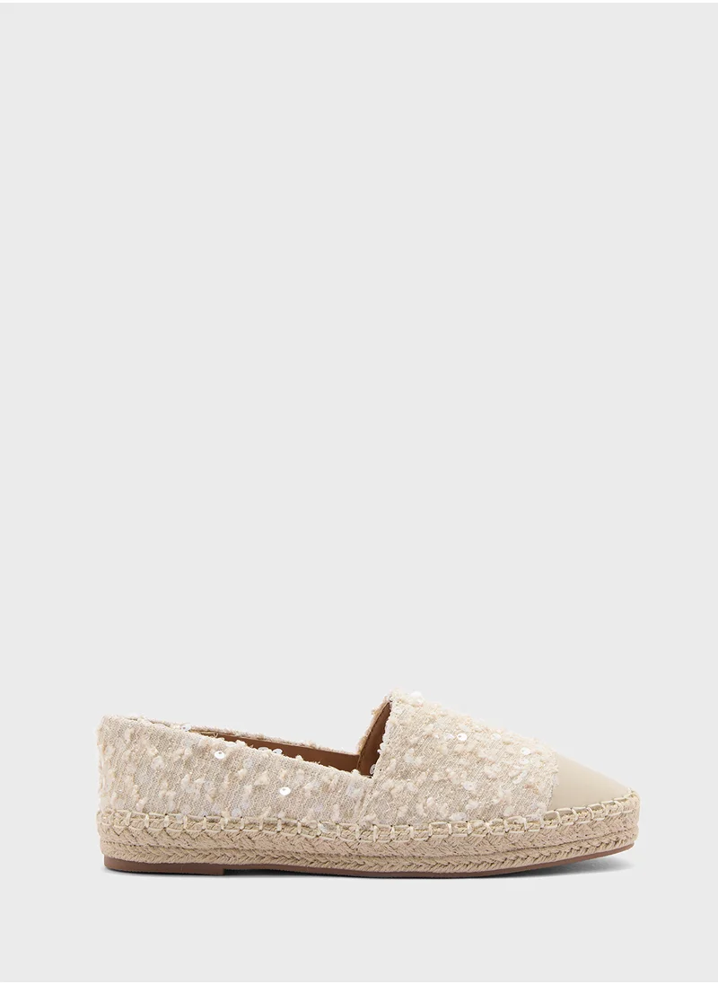 جينجر Sequined Espadrille