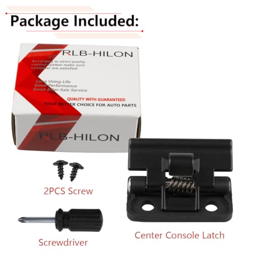 RLB-HILON Latch (Metal) Replacement for Toyota 4Runner Center Console Latch, Compatible with Camry Corolla Yaris T100 Prius Pickup Avalon Scion xB RAV4 and More, for 58908-12080 - Image 2