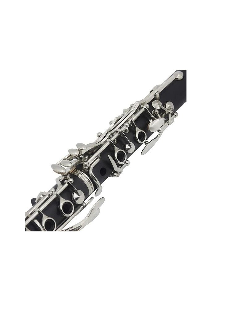 Daseey B Flat Clarinet Ebonite 17 Keys System with Case Shoulder Straps Screwdriver  - Image 3